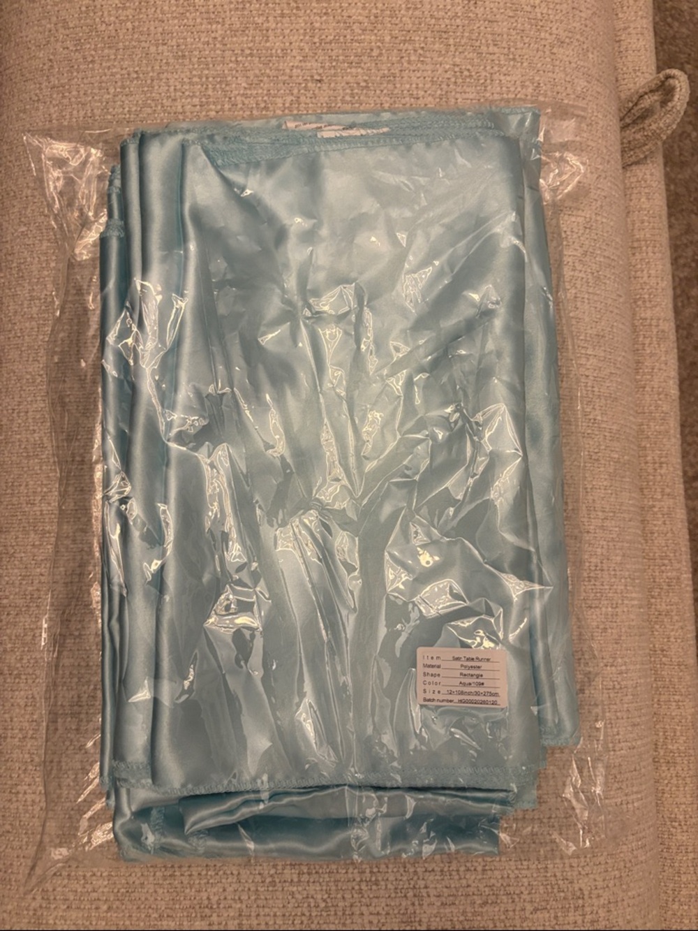 Light Blue Table Runners - Picture 8 of 9